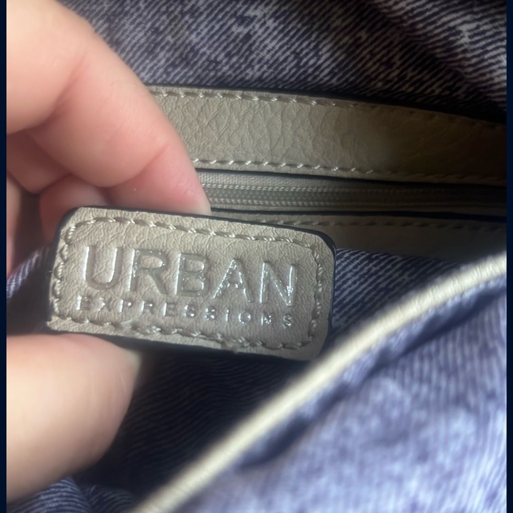 Urban Expressions Textured Gray Bag